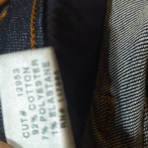 J Brand "Cigarette Leg" straight jeans style #814C032 pure darkwash 31x34.5L - Picture 13 of 13